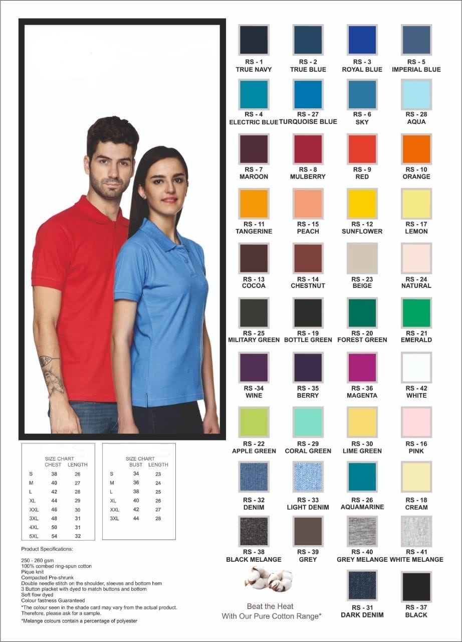 Polo Shirt - Men's & Women's Styles