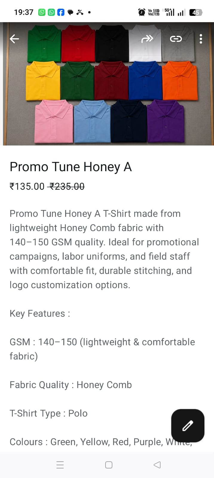 Promo Tune Honey A Polo T-Shirt
