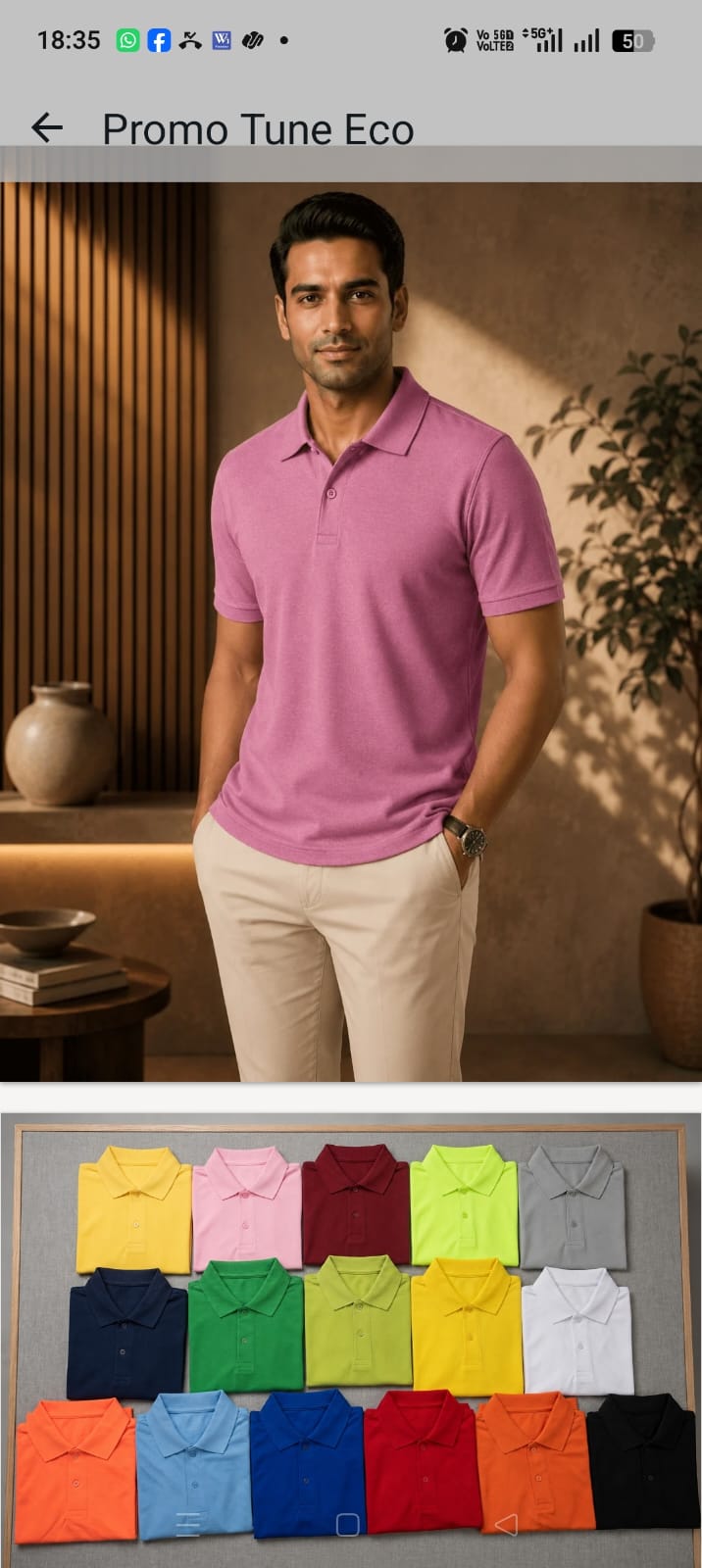 Promo Tune Eco Polo T-Shirt (2)