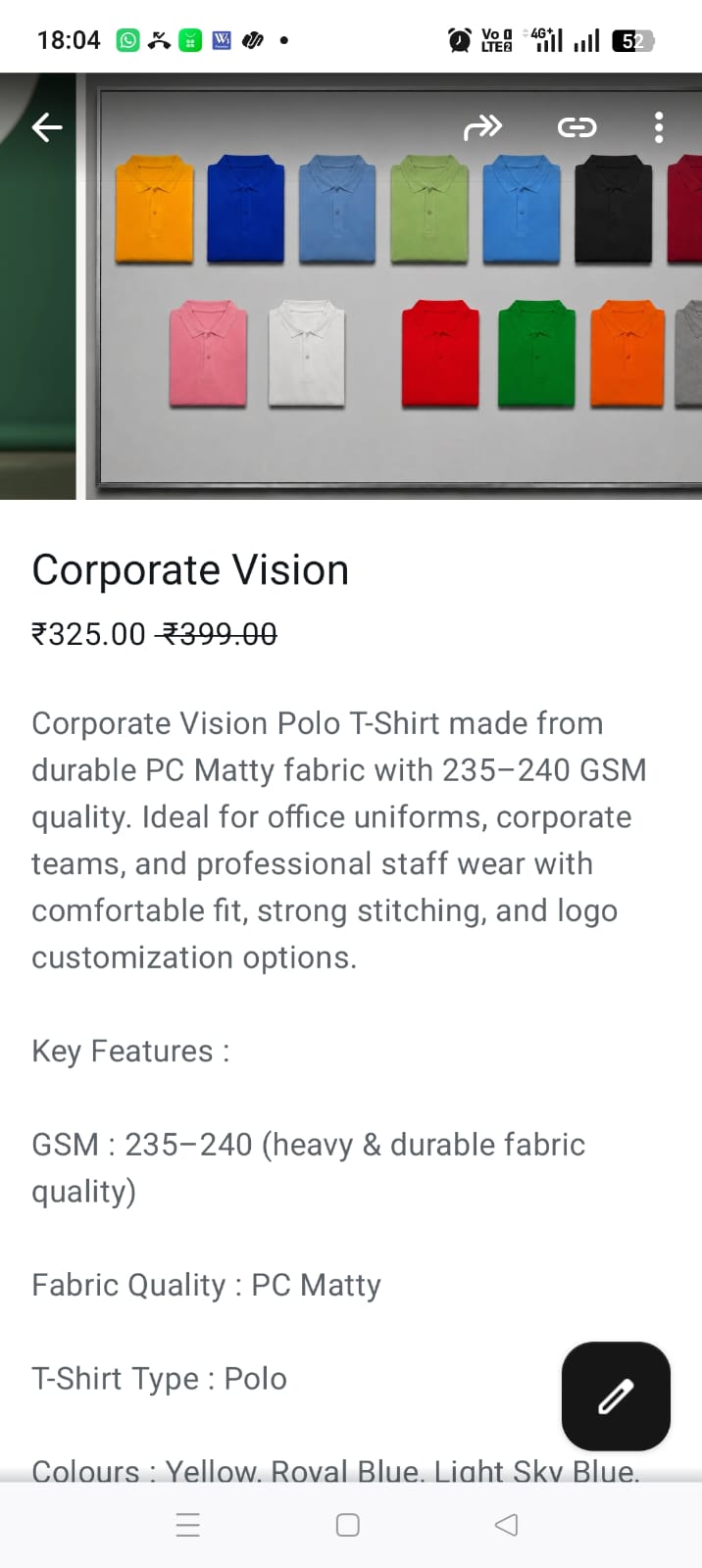 Corporate Vision Polo T-Shirt