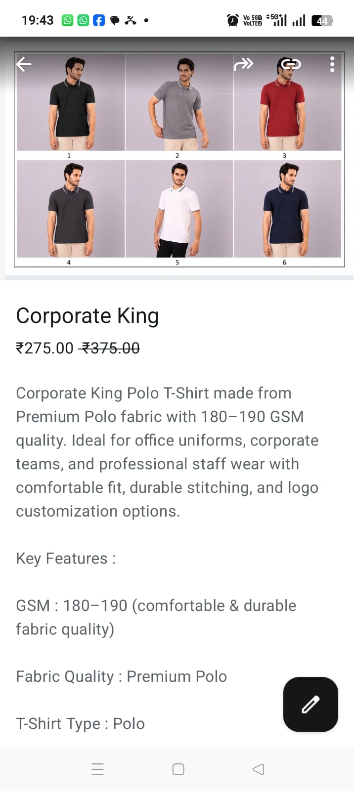 Corporate King Polo T-Shirt