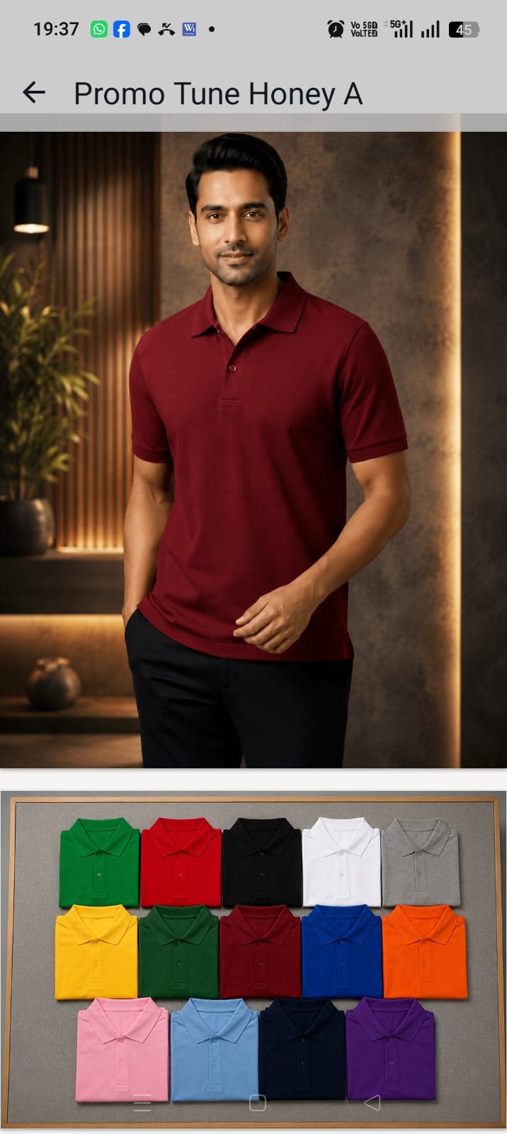 Promo Tune Honey A Polo T-Shirt (2)
