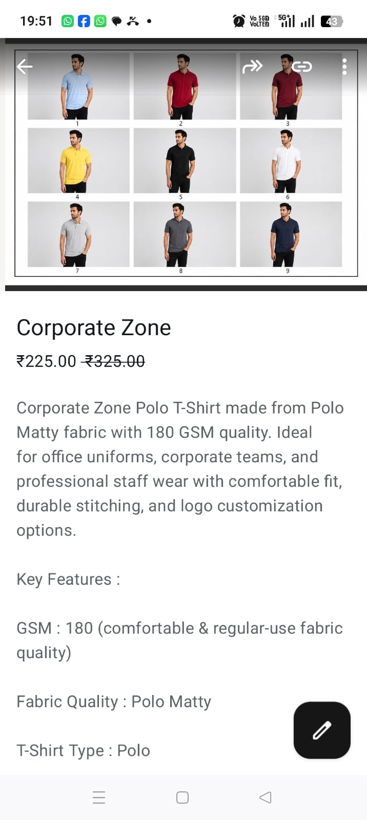 Corporate Zone Polo T-Shirt