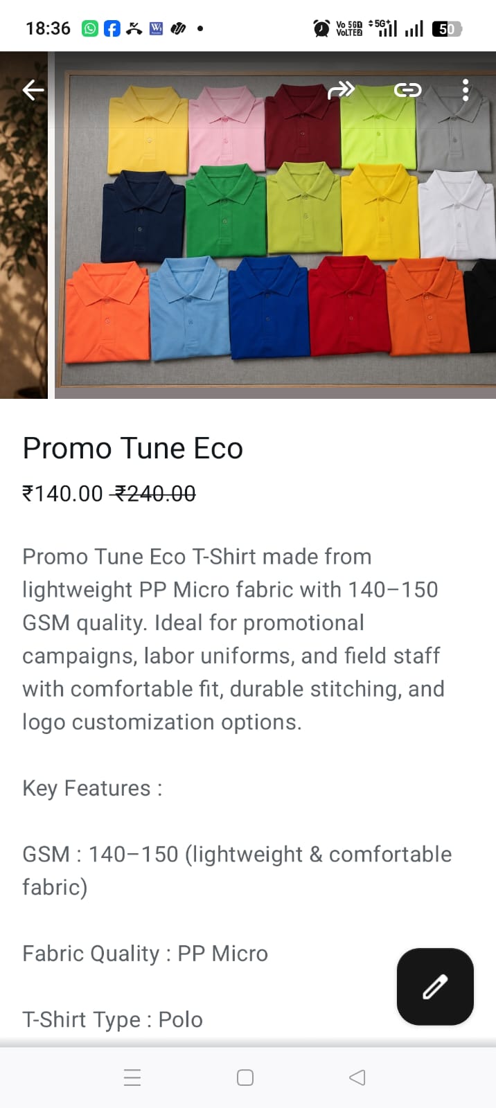 Promo Tune Eco Polo T-Shirt